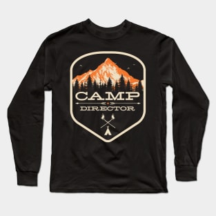 Camp Director design Camp Counselor graphic Camp Staff print product Long Sleeve T-Shirt